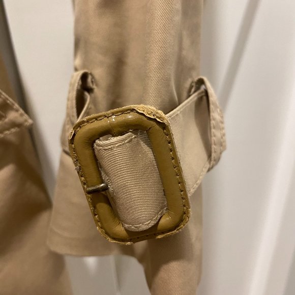 Petite Water-Resistant Classic Trench Coat - Picture 9 of 12